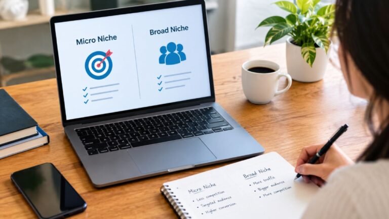 Micro Niche vs Broad Niche for Beginners in 2026